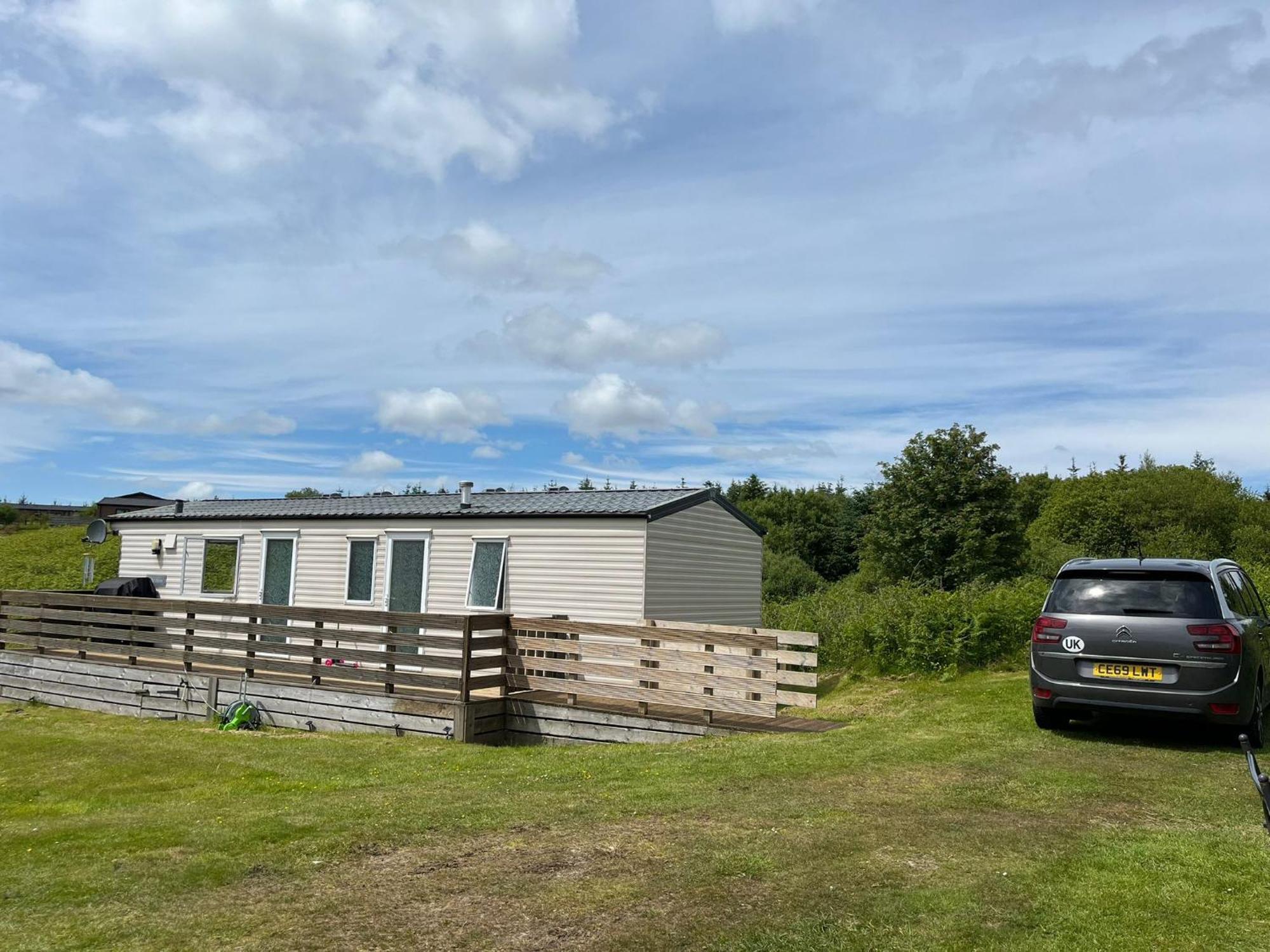 Lochview Retreat Caravan Balminnoch Dış mekan fotoğraf
